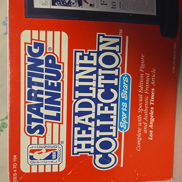 Vintage 90s Magic Johnson Lakers Starting Line Up Figure Headline Collection - Picture 3 of 14